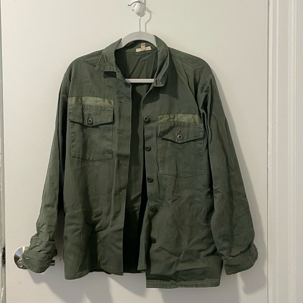 Military Green Utility Jacket